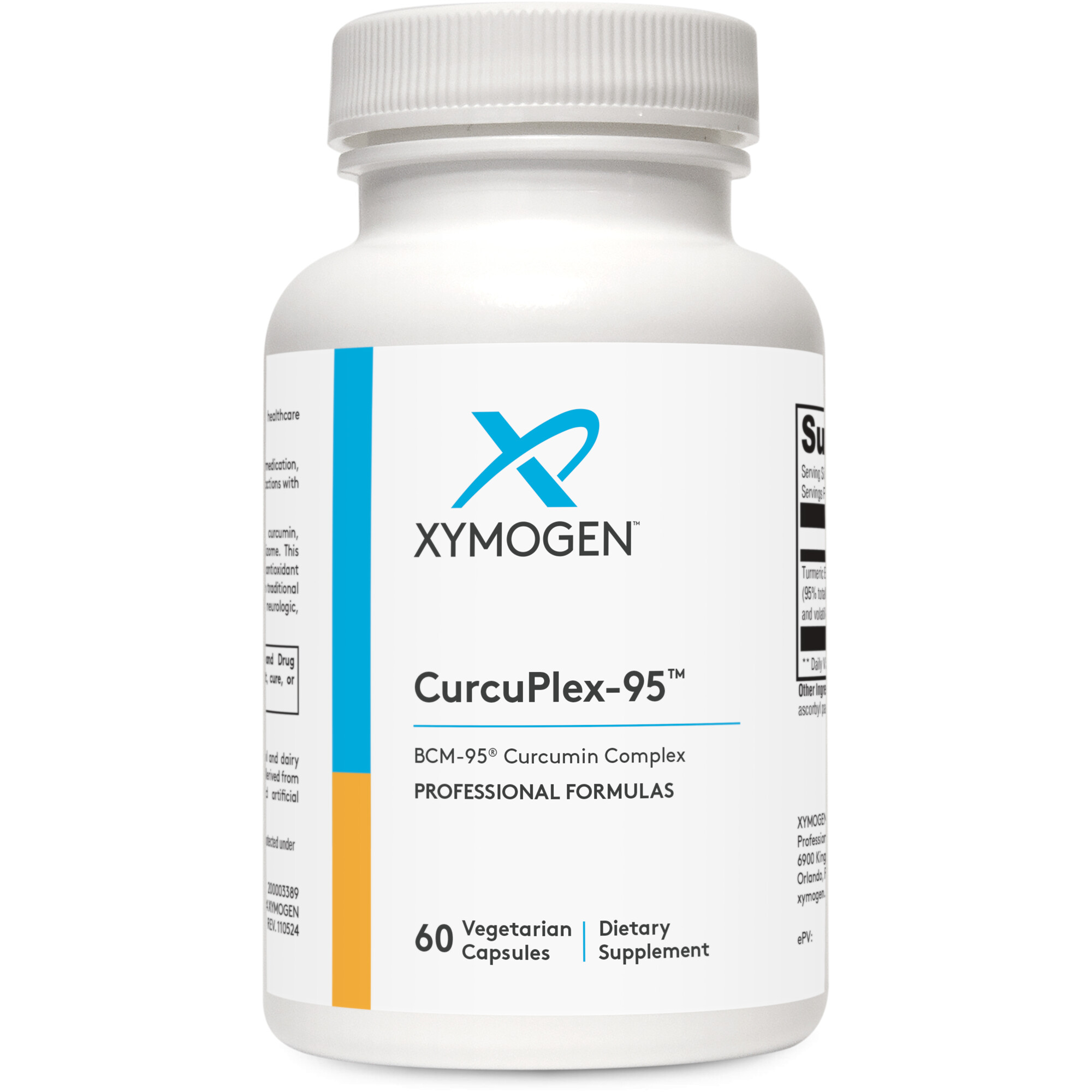 CurcuPlex 95 120 C - BCM-95 Curcumin Supplement | Xymogen